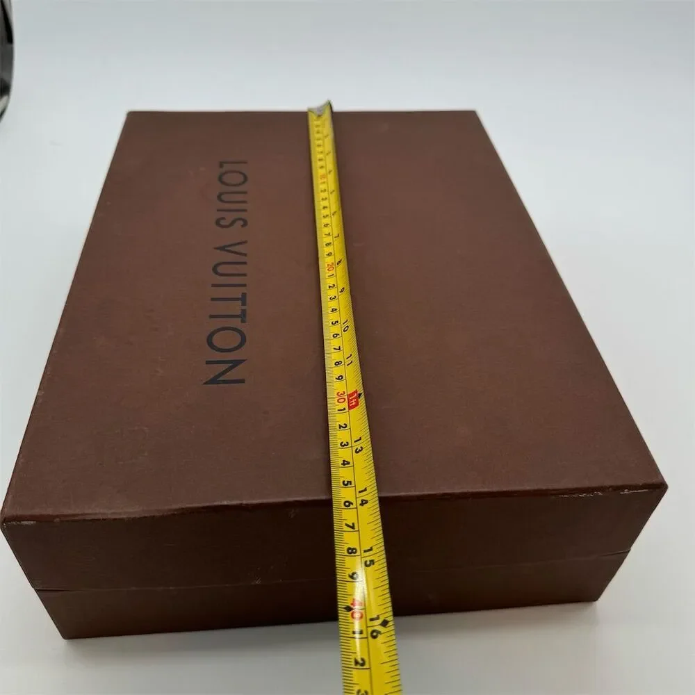 Louis Vuitton Brown Luxury Gift/Accessory Box Empty Storage Decor